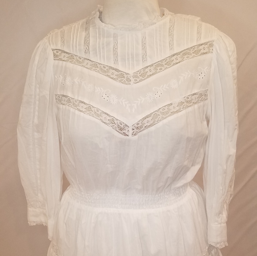 Victorian style blouse dress chemise